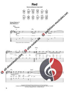 Taylor Swift Red for Easy Guitar von Taylor Swift 