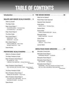 Scales & Modes For Bass- At A Glance 