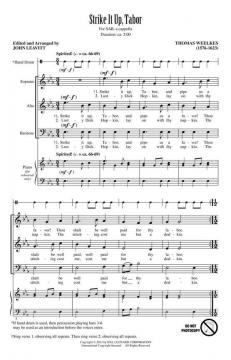Strike It Up, Tabor von Thomas Weelkes (Download) 