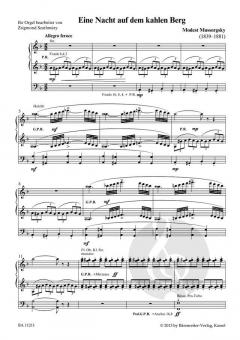 Eine Nacht auf dem kahlen Berg (bearbeitet für Orgel) von Modest Mussorgski (Download) 