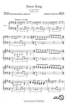Snow Song von Christina Whitten Thomas 