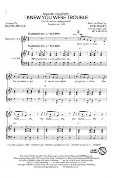 I Knew You Were Trouble (Taylor Swift) 