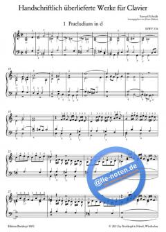 Handschriftlich überlieferte Werke von Pieter Dirksen für Clavier (Orgel, Cembalo) im Alle Noten Shop kaufen
