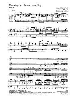 Man singet mit Freuden vom Sieg (J.S. Bach) 