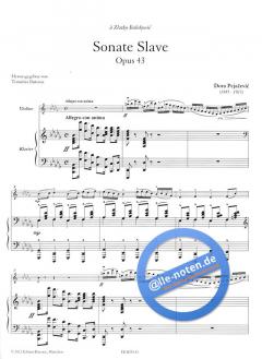 Sonata in Slave Op. 43 von Dora Pejacevic 