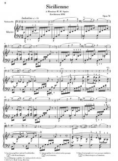 Sicilienne Op. 78 von Gabriel Fauré für Violoncello und Klavier im Alle Noten Shop kaufen