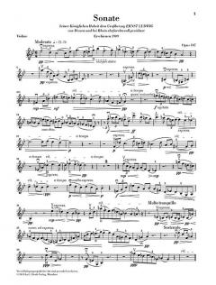 Klarinettensonate Op. 107 von Max Reger 