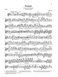 Sonate Nr. 1 A-dur Op. 13 von Gabriel Fauré für Violine und Klavier im Alle Noten Shop kaufen