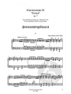 Klaviersonate III c-Moll op. 7 Eroica von Hatto Ständer im Alle Noten Shop kaufen (Partitur)