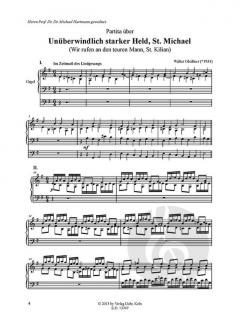 Partita über Unüberwindlich starker Held, St. Michael für Orgel von Walter Gleißner im Alle Noten Shop kaufen (Partitur)