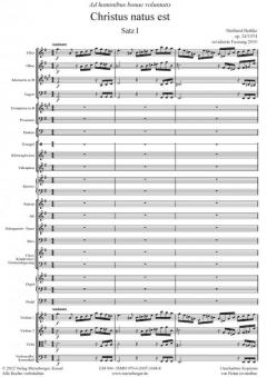 Christus natus est hodie op. 24 von Neithard Bethke 