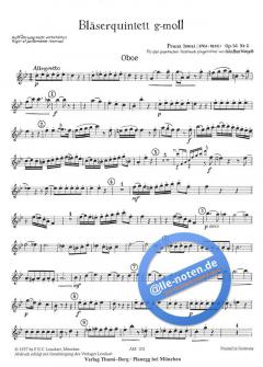 Quintett g-moll op. 56/2 von Franz Danzi 