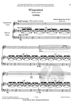 Wiegenlied von Richard Strauss 