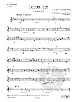 Locus iste für Blechbläser (Anton Bruckner) 