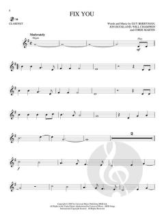 Coldplay For Clarinet 