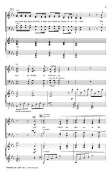 Words Of Lincoln (Chorus Of The Union) von John Purifoy (Download) 