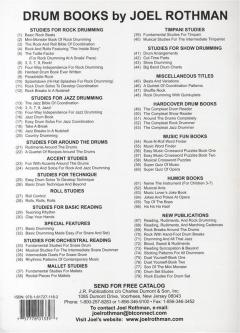 Rock Etudes For Drum Set (Joel Rothman) 
