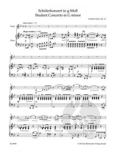 Schülerkonzert g-Moll op. 12 von Friedrich Seitz 