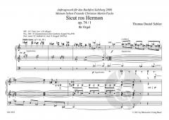 Zwei Psalmen für Orgel op. 74 von Thomas Daniel Schlee (Download) 