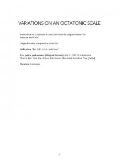 Variations On An Octatonic Scale (Leonard Bernstein) 
