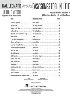 More Easy Songs For Ukulele von Bill Haley im Alle Noten Shop kaufen