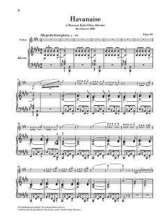 Havanaise op. 83 von Camille Saint-Saëns 