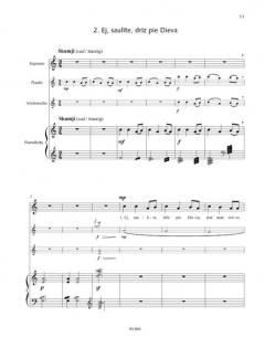 3 lettische Volkslieder von Peteris Vasks 