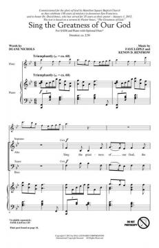 Sing The Greatness Of Our God von Kenon D. Renfrow (Download) 