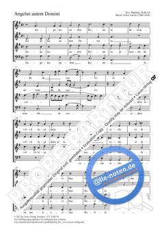 Angelus autem Domini G-Dur von Felice Anerio (Download) 