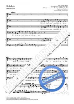 Halleluja D-Dur HWV 63, 37 von Georg Friedrich Händel (Download) 
