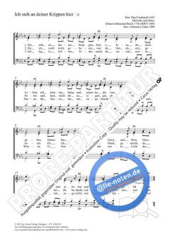 Ich steh an deiner Krippe hier c-Moll (J.S. Bach) 