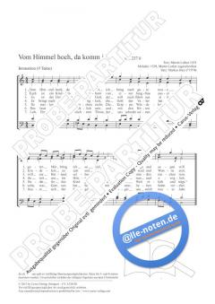 Vom Himmel hoch, da komm ich her C-Dur von Markus Hinz (Download) 