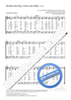 Du lässt den Tag, o Gott, nun enden F-Dur (2012) von Colin Mawby (Download) 