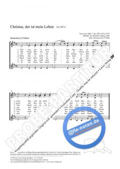Christus, der ist mein Leben D-Dur (2012) von Grayston Ives (Download) 