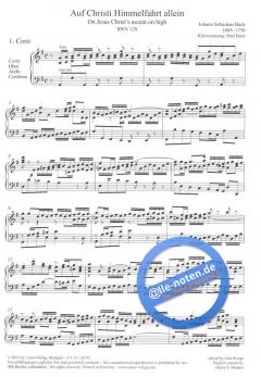 Auf Christi Himmelfahrt allein BWV 128 (J.S. Bach) 