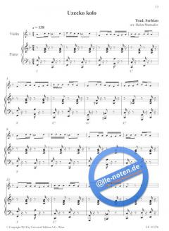 Balkan Play Along für Violine mit CD oder Klavierbegleitung (World Music) im Alle Noten Shop kaufen