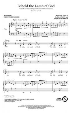 Behold The Lamb of God von Andrew Peterson (Download) 