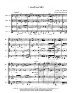Horn Quartets von York Bowen 