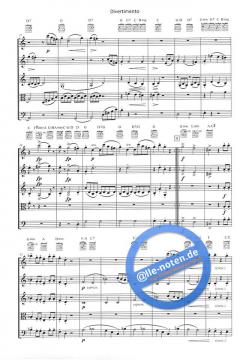 Divertimento von Wolfgang Amadeus Mozart (Download) 