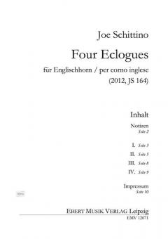 Four Eclogues JS 164 (2012) von Joe Schittino 
