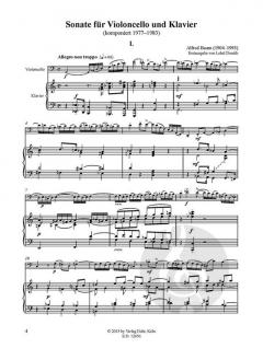 Sonate für Violoncello und Klavier von Alfred Baum im Alle Noten Shop kaufen