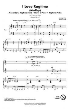 I Love Ragtime von Irving Berlin (Download) 