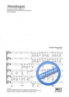 Abendsegen D-Dur (Engelbert Humperdinck) 
