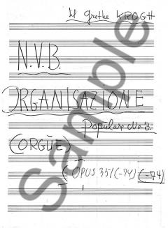 Organisazione Populare Nr. 3 Op. 351 von Niels Viggo Bentzon 