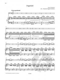 Schubert-Lieder op. 117b Band 1 von Friedrich August Kummer 