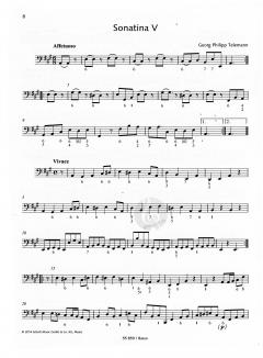 6 Sonatinen von Georg Philipp Telemann 