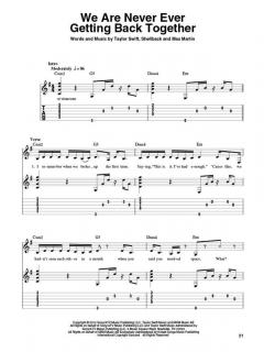 Easy Guitar Play-Along Vol. 12: Taylor Swift von Taylor Swift 