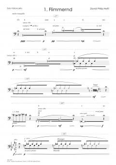 Gegenklang, Konzert für Violoncello (Solo-Violoncello) von David Philip Hefti im Alle Noten Shop kaufen (Einzelstimme)