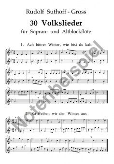 30 Volkslieder (Rudolph Suthoff-Groß) 