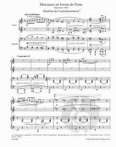 3 Morceaux en forme de Poire von Erik Satie für Klavier zu vier Händen im Alle Noten Shop kaufen